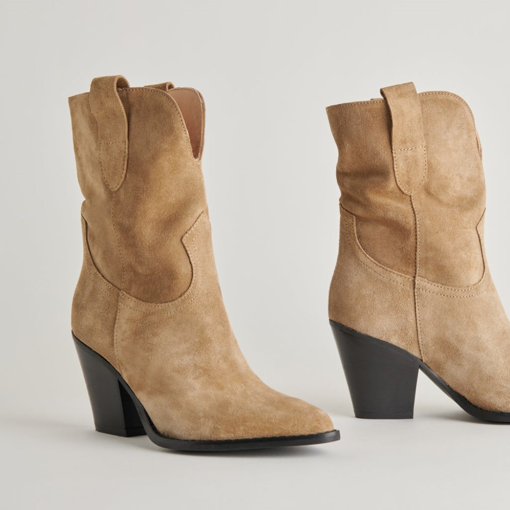 Dolce Vita Jetro Boots Khaki Suede