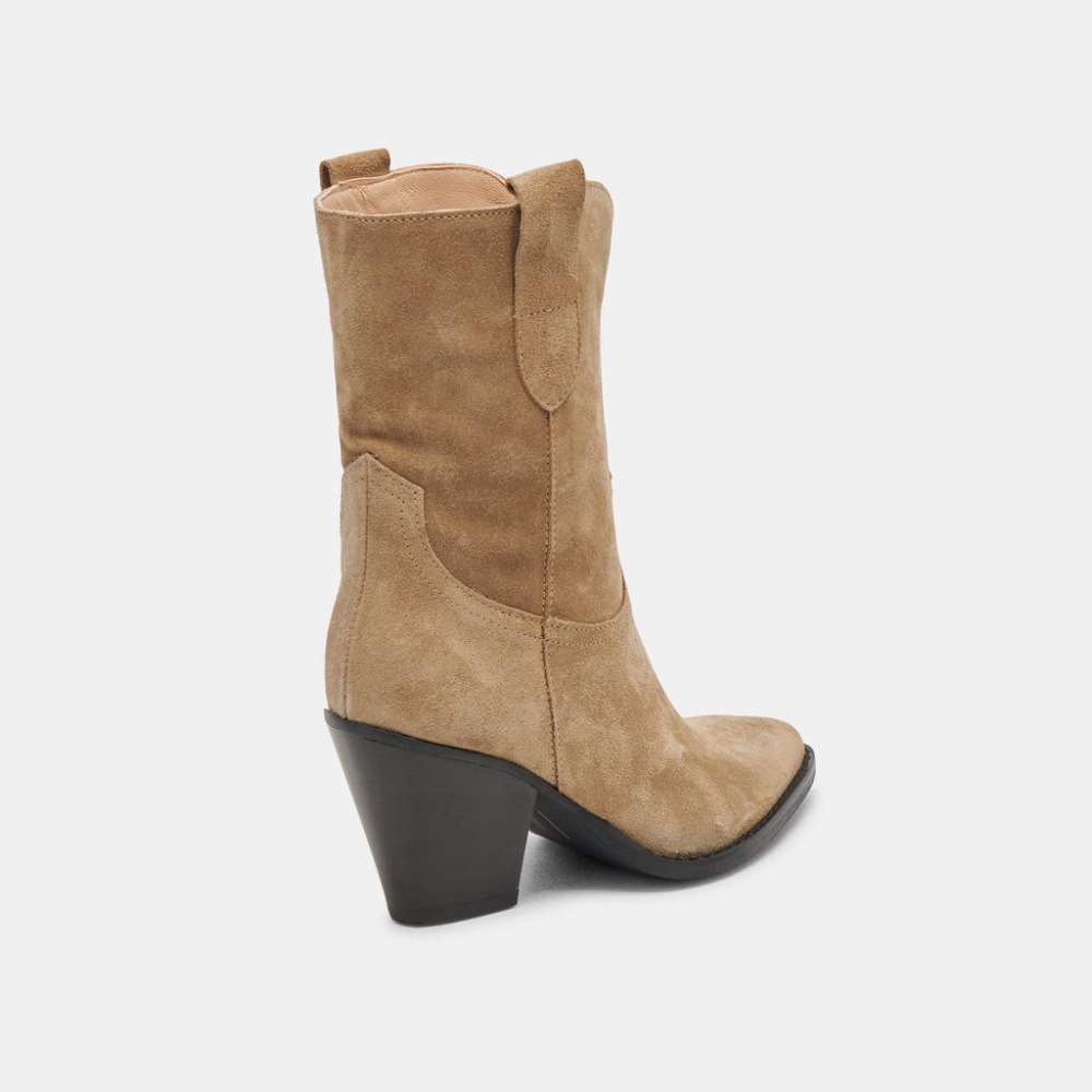 Dolce Vita Jetro Boots Khaki Suede
