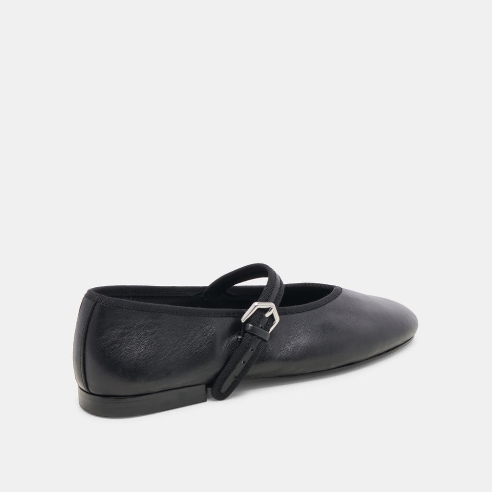 Dolce Vita Roslyn Ballet Flats Black Leather