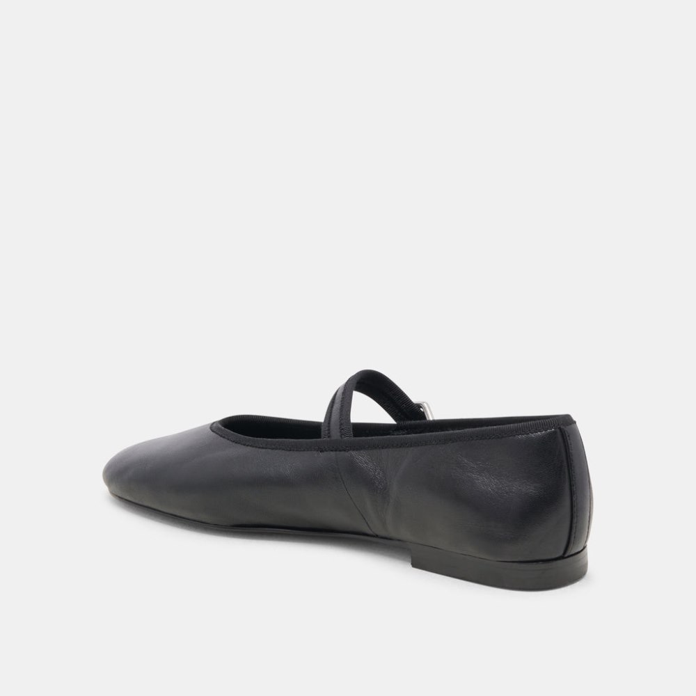 Dolce Vita Roslyn Ballet Flats Black Leather