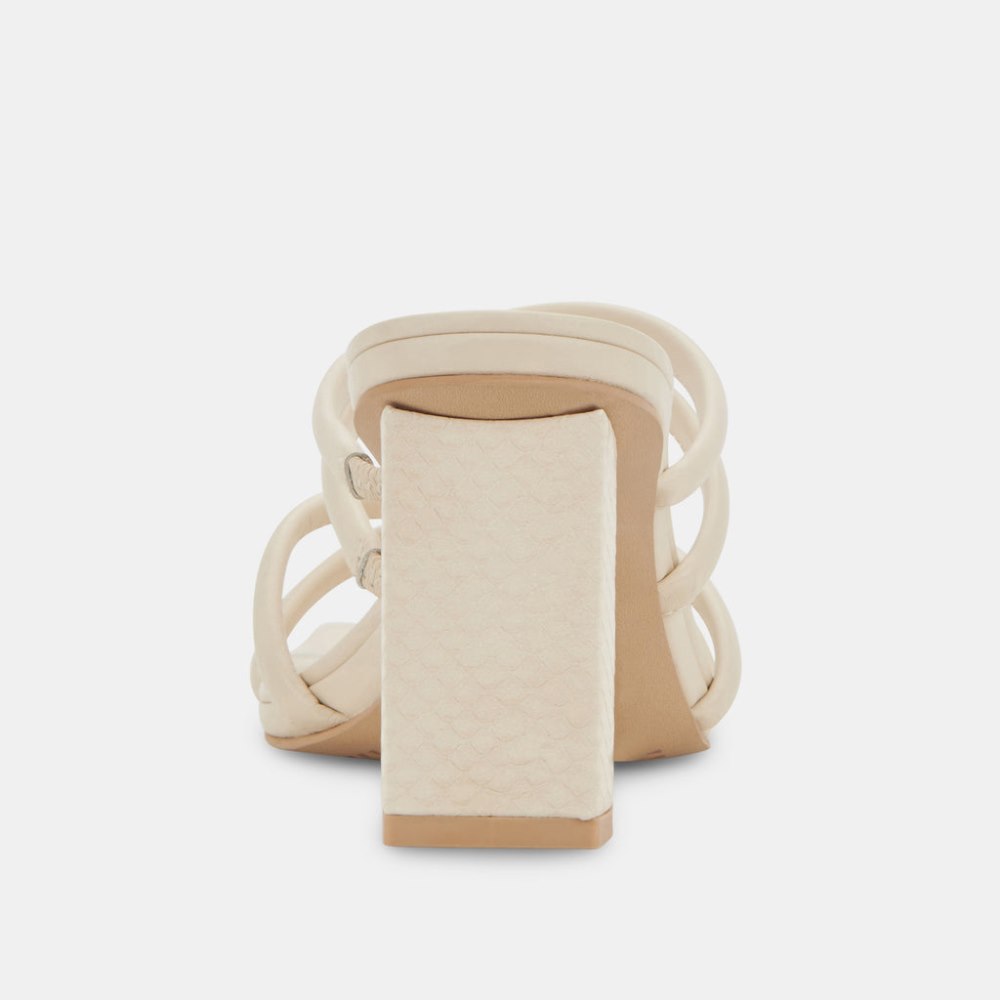 Dolce Vita Patsi Heels Ivory Leather
