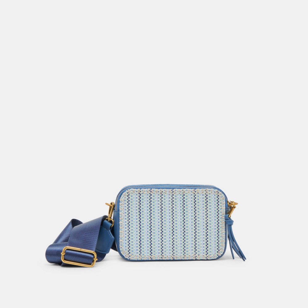Dolce Vita Gladys Crossbody Blue Woven