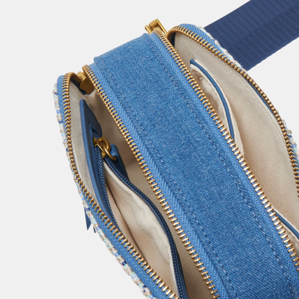 Dolce Vita Gladys Crossbody Blue Woven