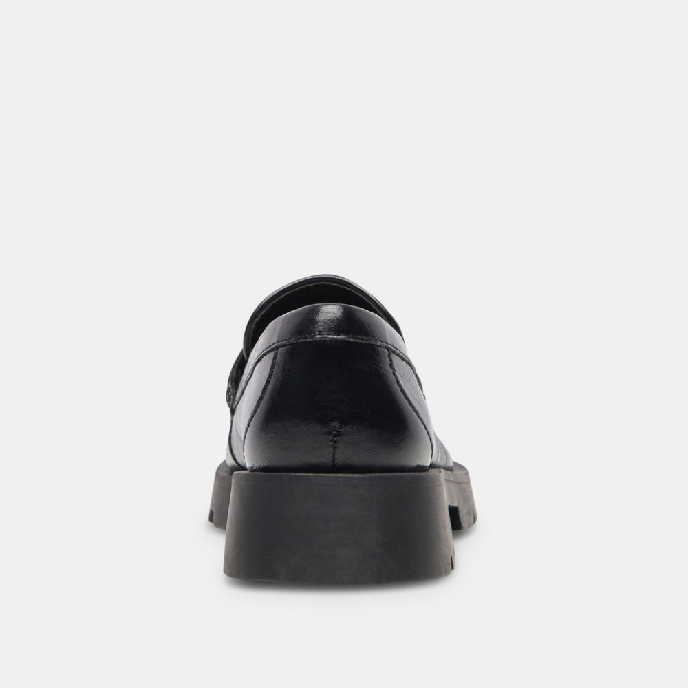 Dolce Vita Elias Flats Onyx Crinkle Patent