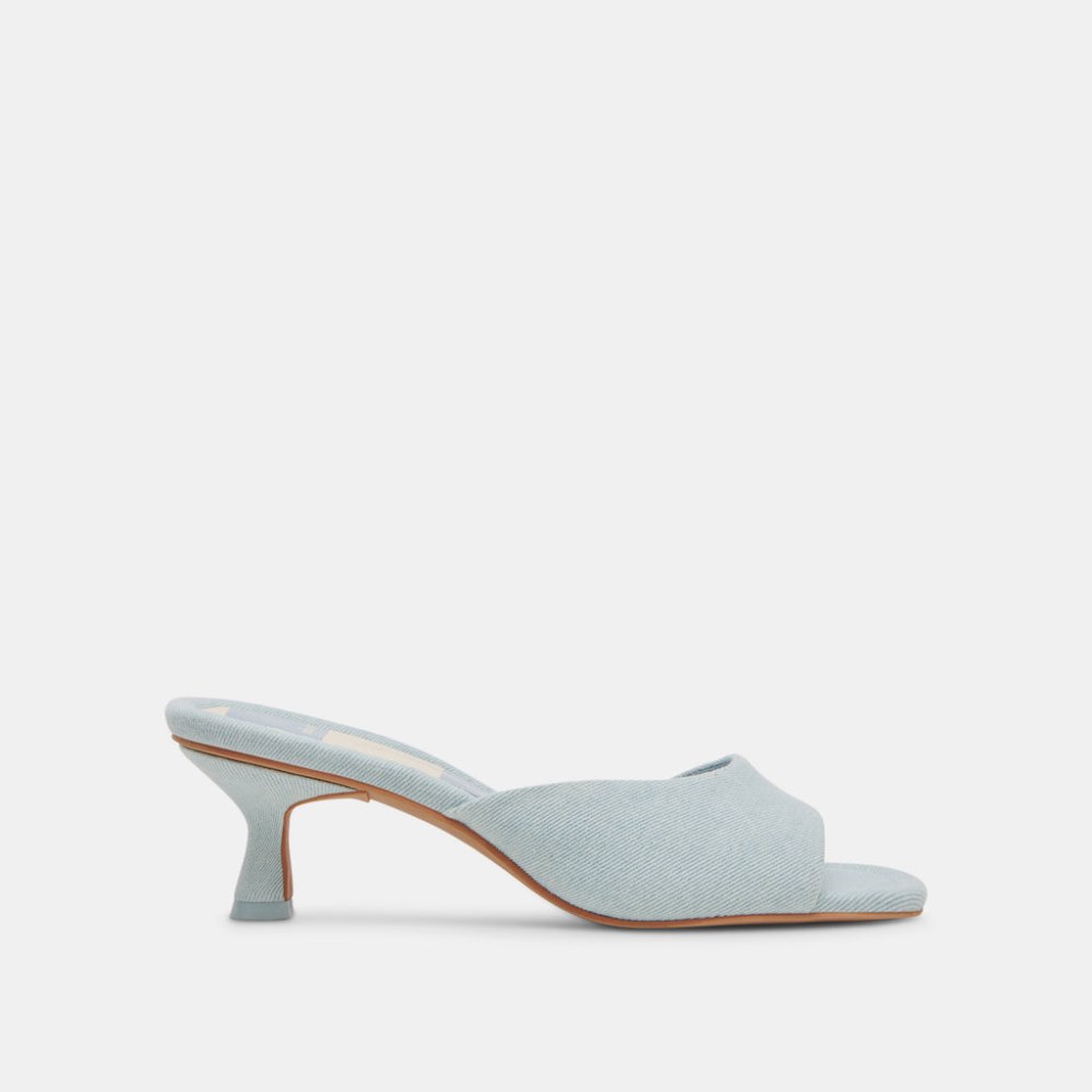 Dolce Vita Macoy Heels Light Blue Denim