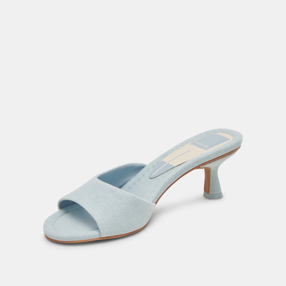 Dolce Vita Macoy Heels Light Blue Denim