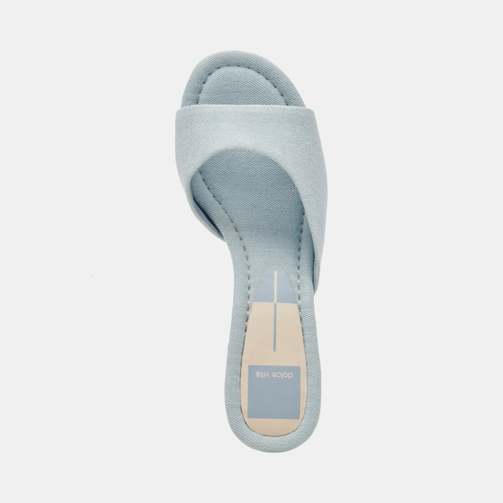 Dolce Vita Macoy Heels Light Blue Denim