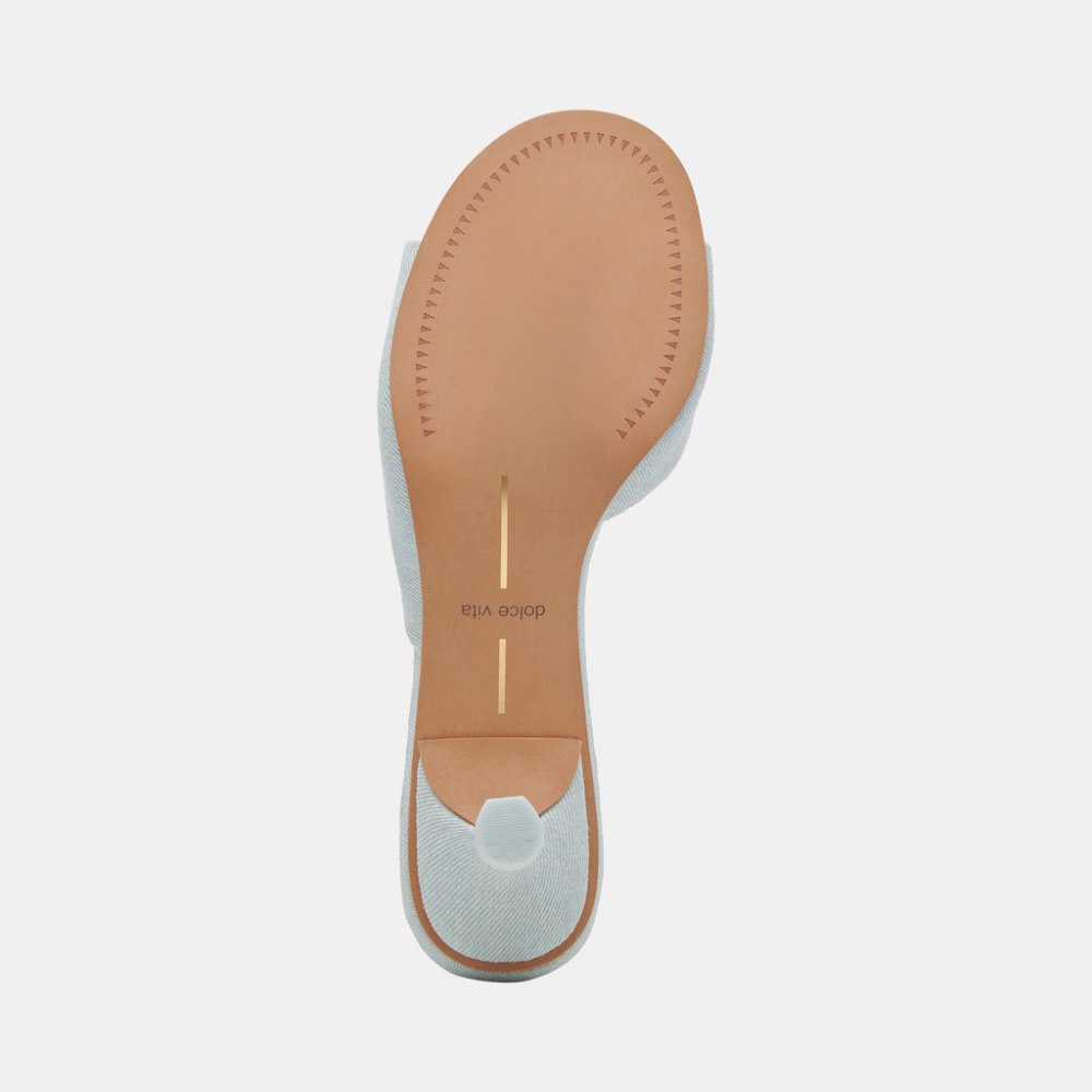 Dolce Vita Macoy Heels Light Blue Denim