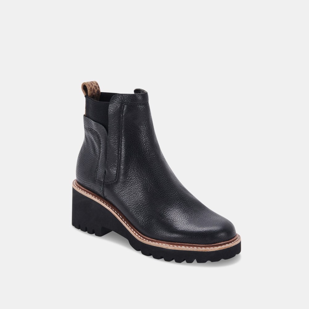 Dolce Vita Huey H2o Boots Black Leather