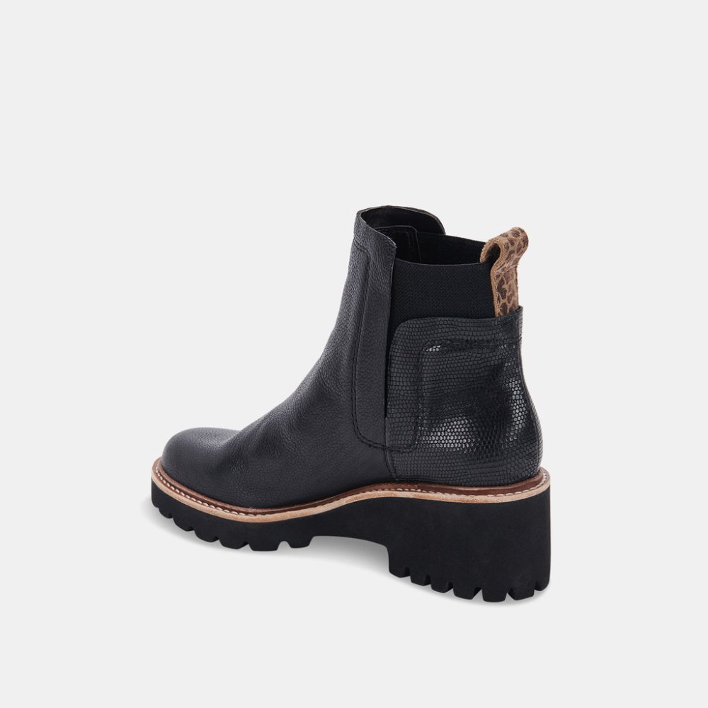 Dolce Vita Huey H2o Boots Black Leather
