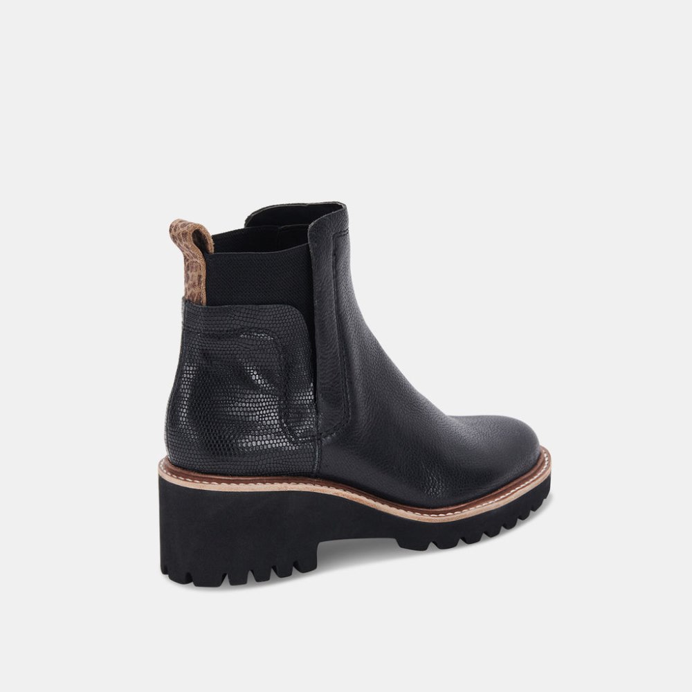 Dolce Vita Huey H2o Boots Black Leather