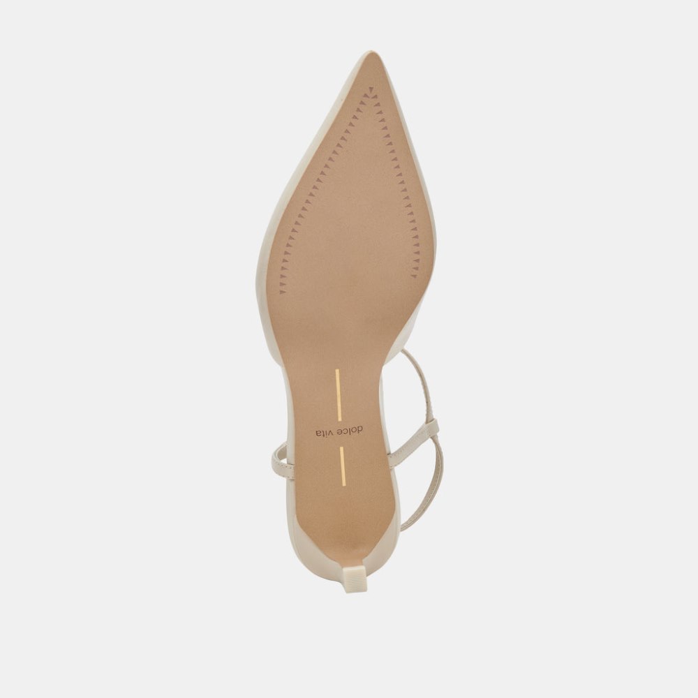 Dolce Vita Lavon Heels Ivory Leather