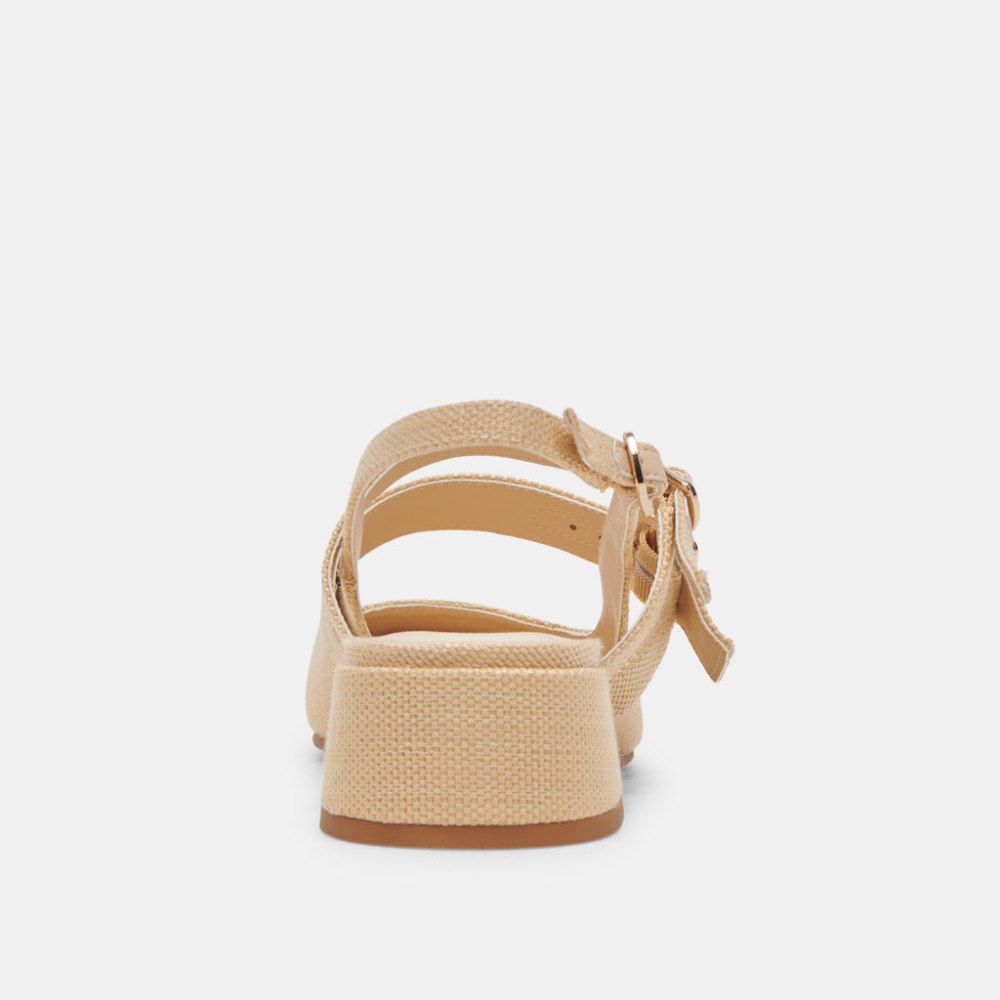 Dolce Vita Patzy Heels Natural Raffia