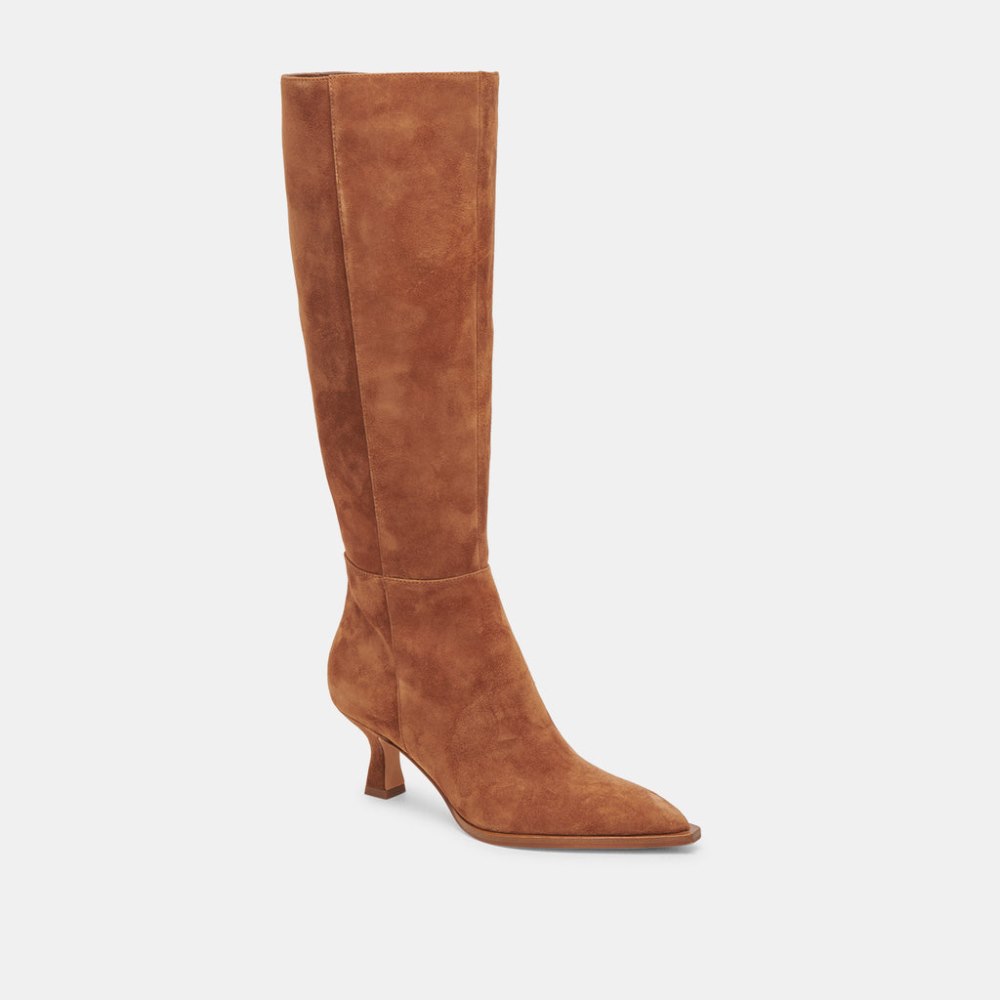 Dolce Vita Auggie Boots Brown Suede