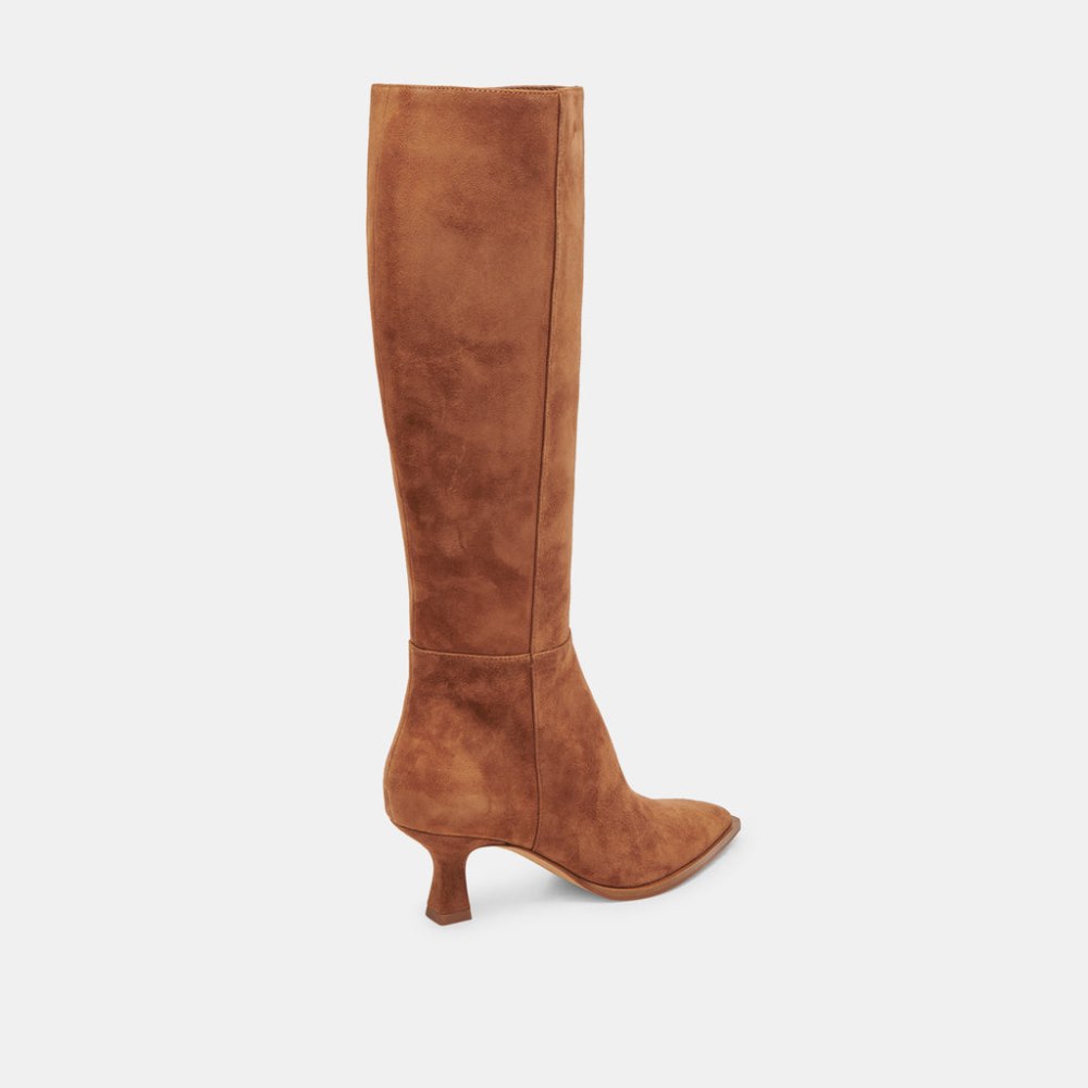 Dolce Vita Auggie Boots Brown Suede