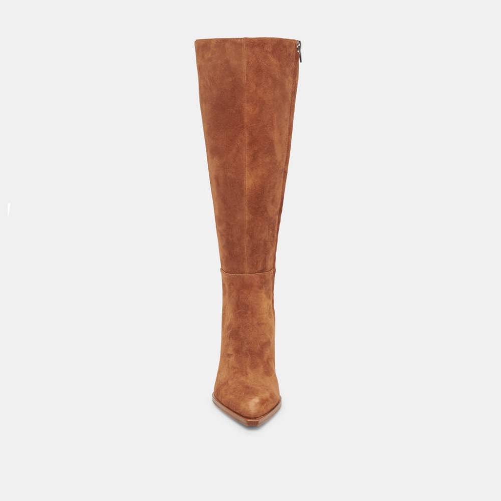 Dolce Vita Auggie Boots Brown Suede