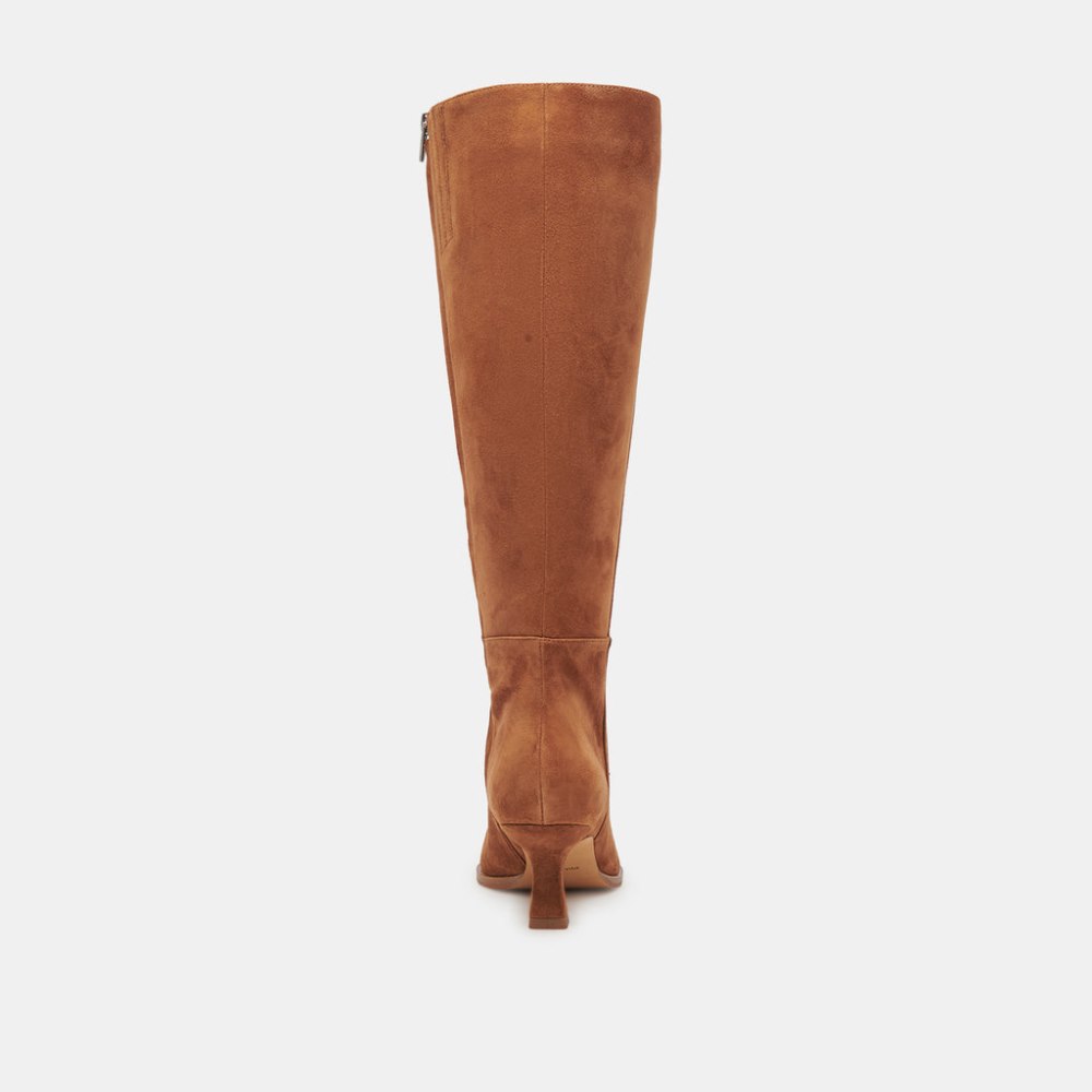 Dolce Vita Auggie Boots Brown Suede