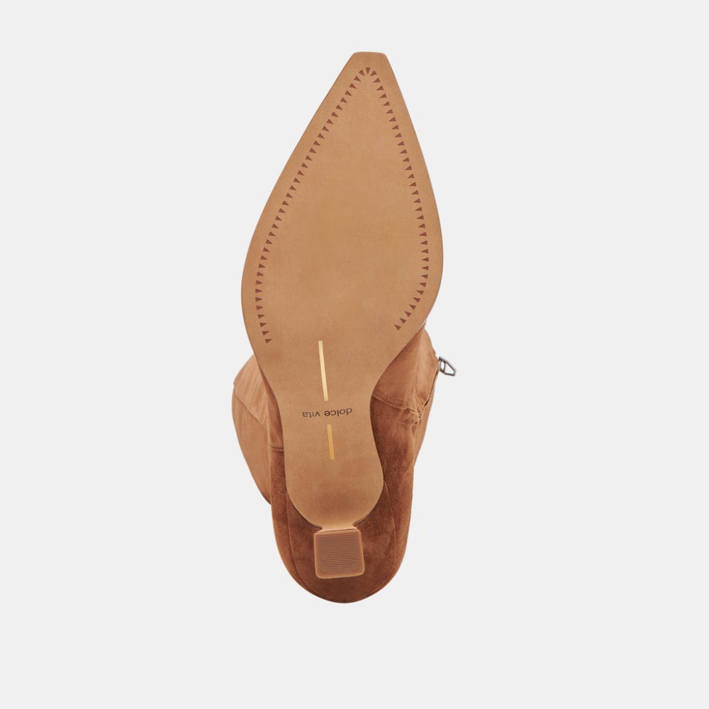 Dolce Vita Auggie Boots Brown Suede