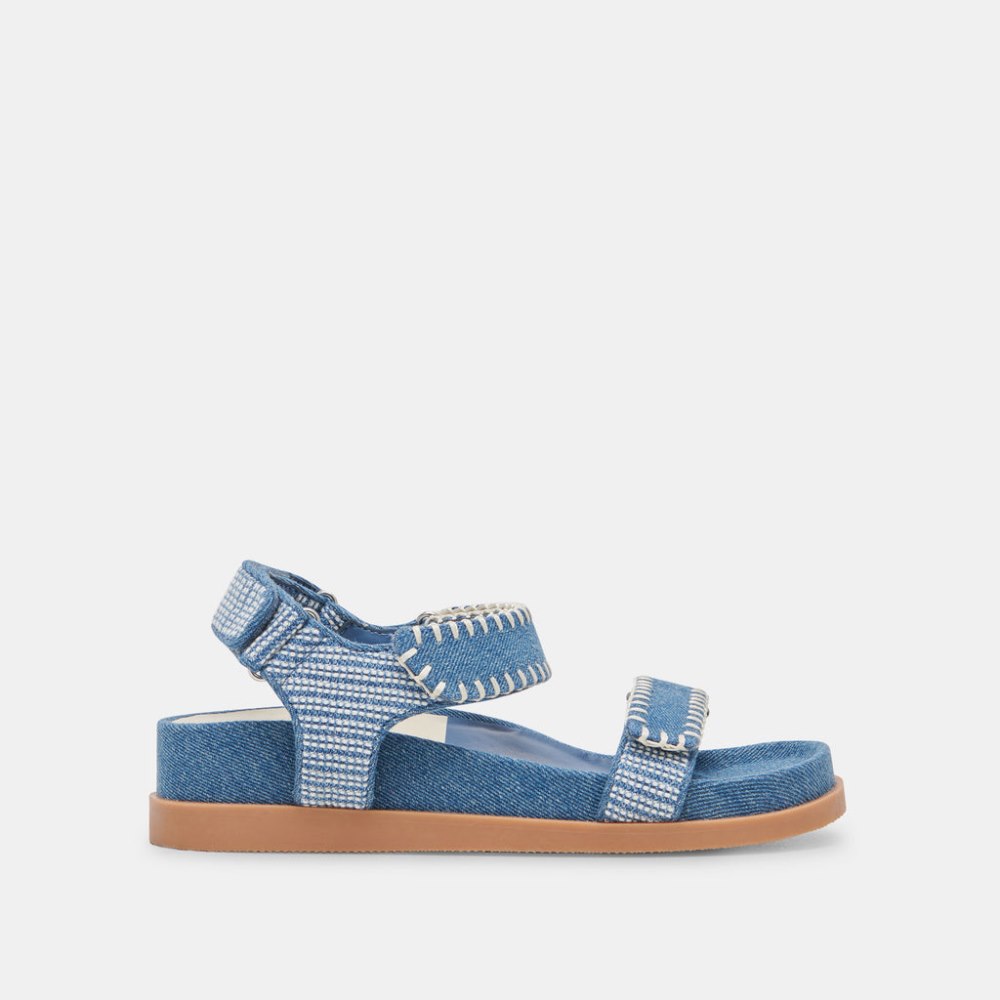 Dolce Vita Senora Sandals Blue Multi Denim