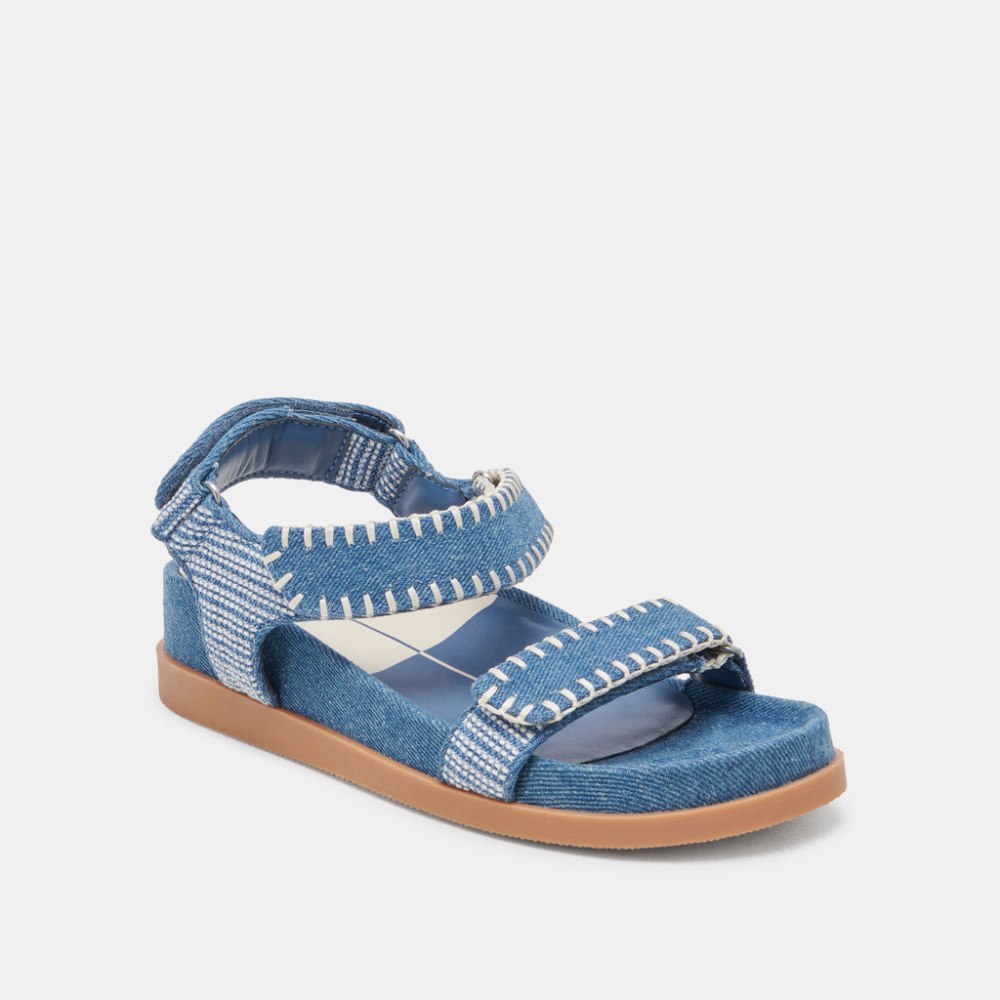 Dolce Vita Senora Sandals Blue Multi Denim