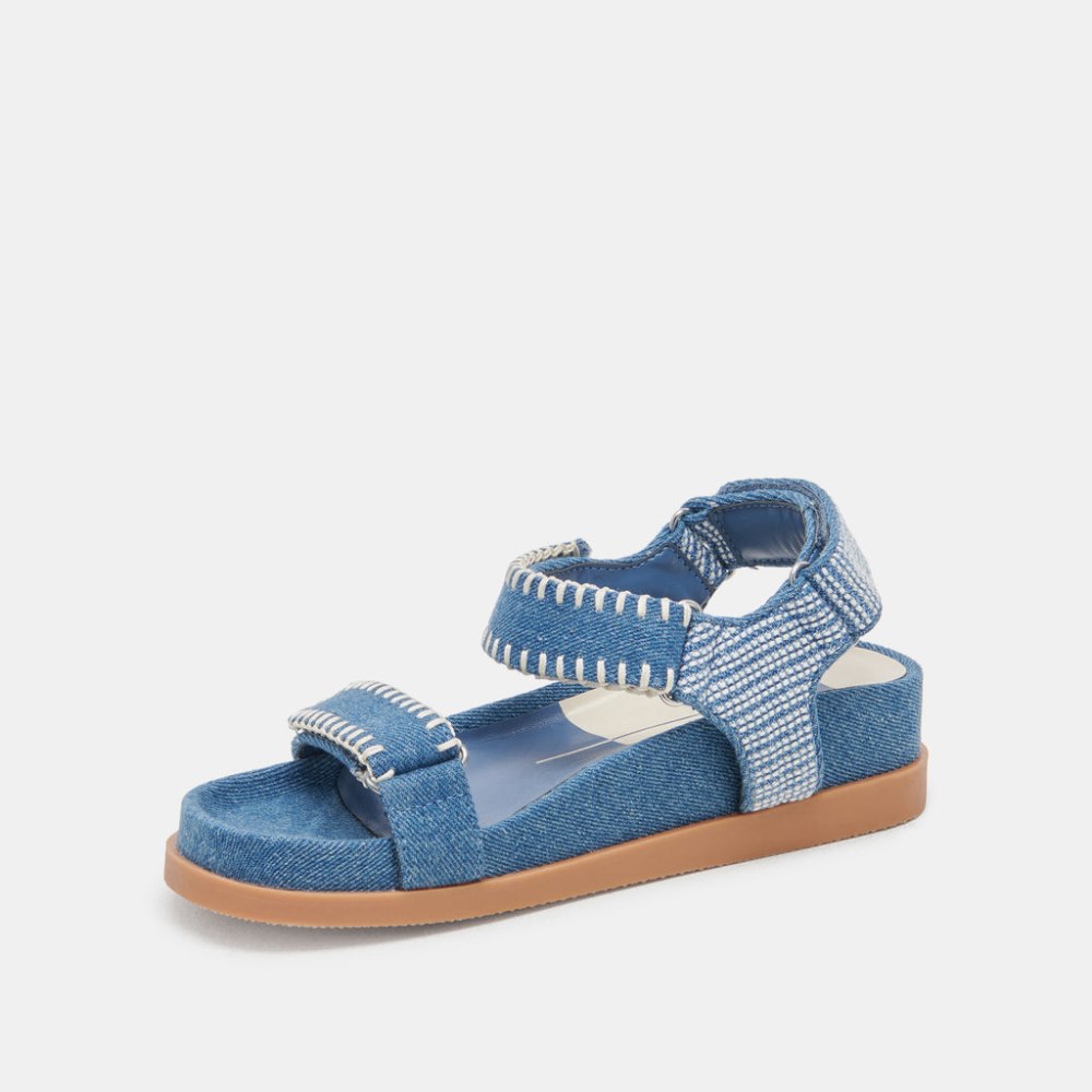 Dolce Vita Senora Sandals Blue Multi Denim