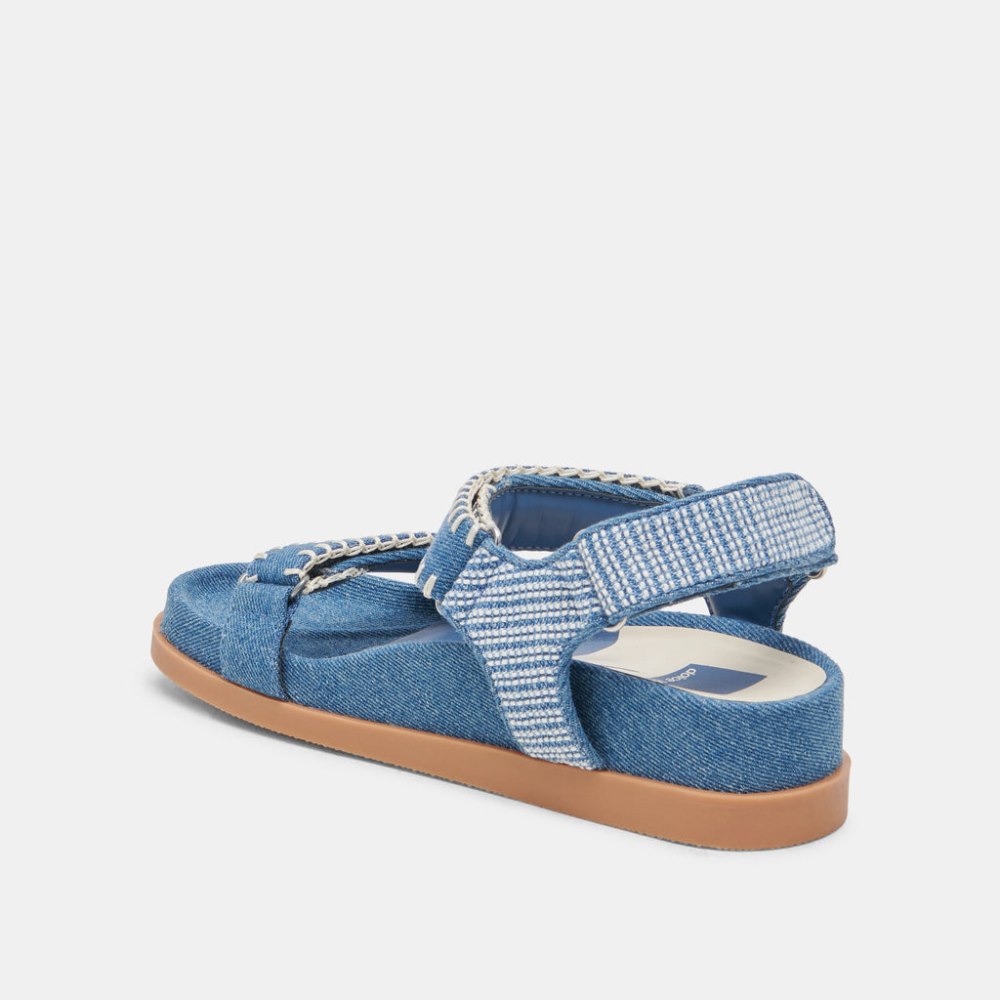 Dolce Vita Senora Sandals Blue Multi Denim