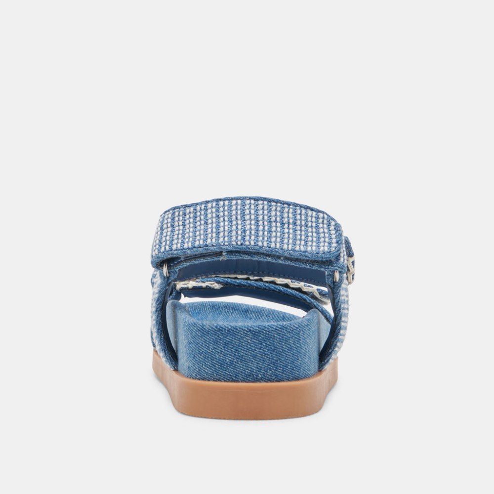 Dolce Vita Senora Sandals Blue Multi Denim