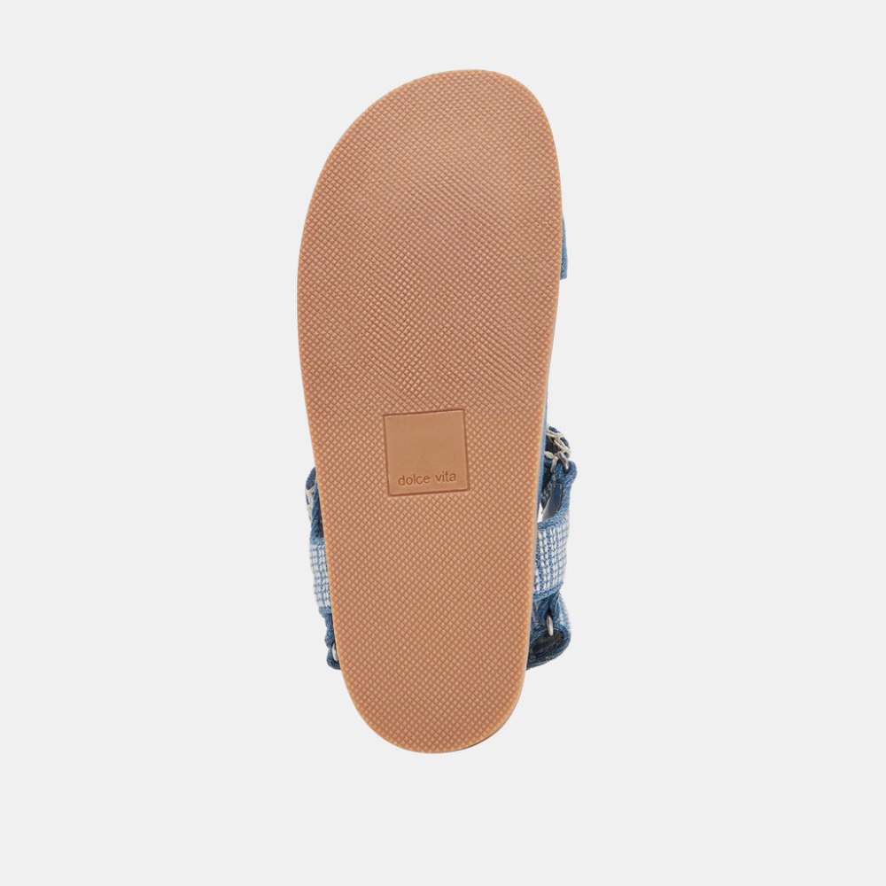 Dolce Vita Senora Sandals Blue Multi Denim