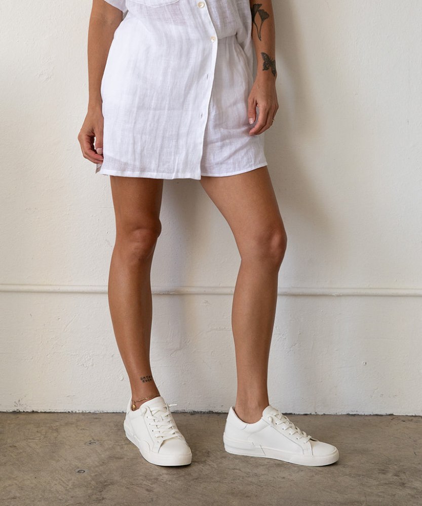 Dolce Vita Zina 360 Sneakers White Recycled Leather