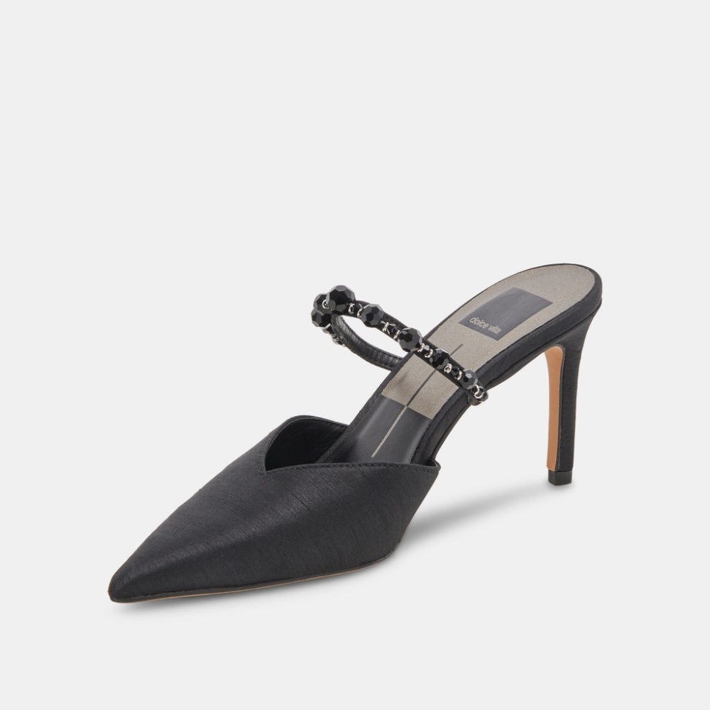 Dolce Vita Kanika Heels Black Pearls