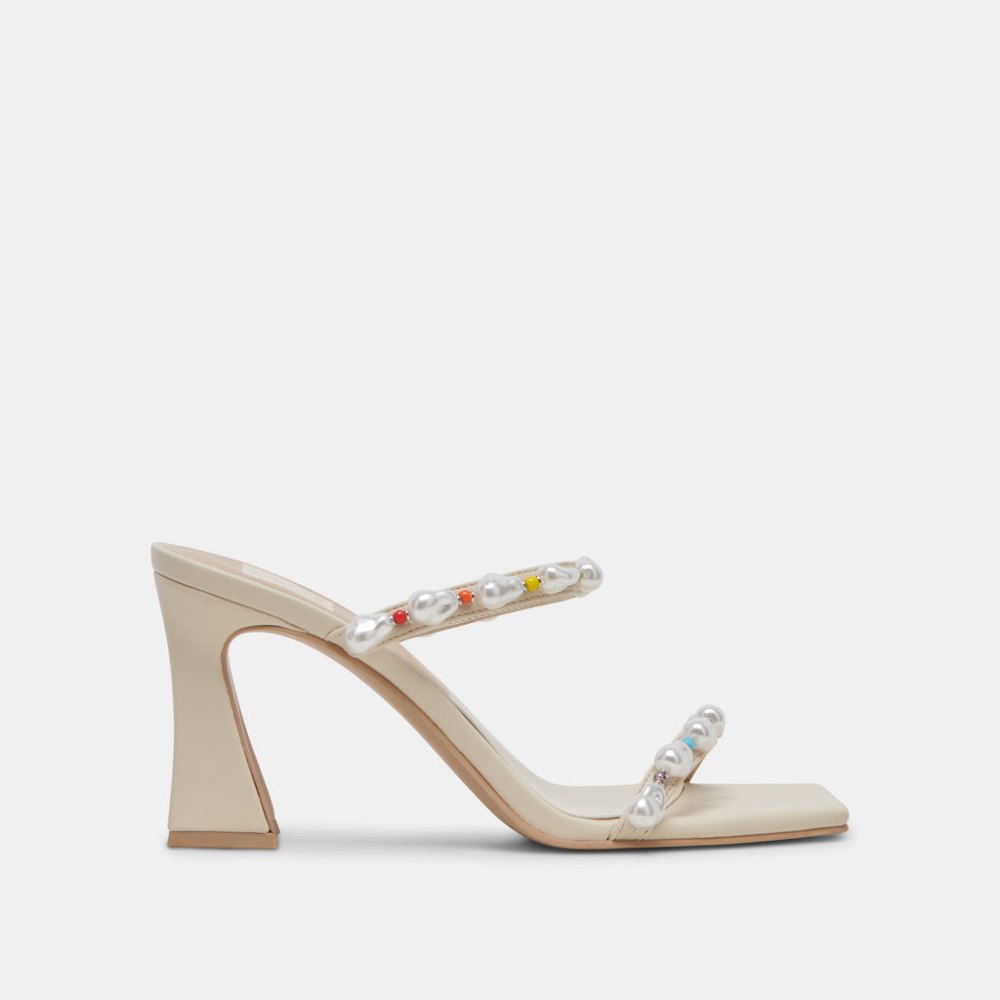 Dolce Vita Naja Pride Heels Rainbow Pearls