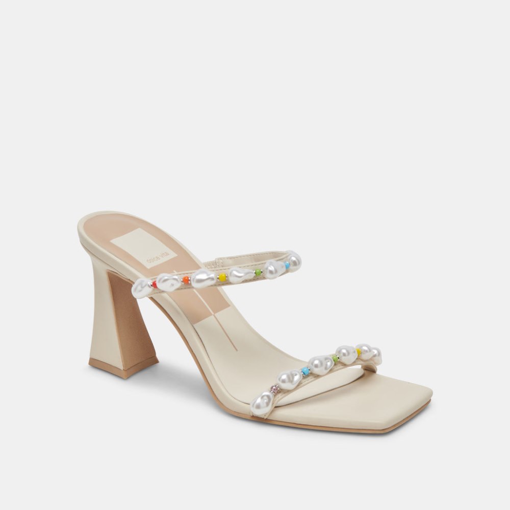 Dolce Vita Naja Pride Heels Rainbow Pearls