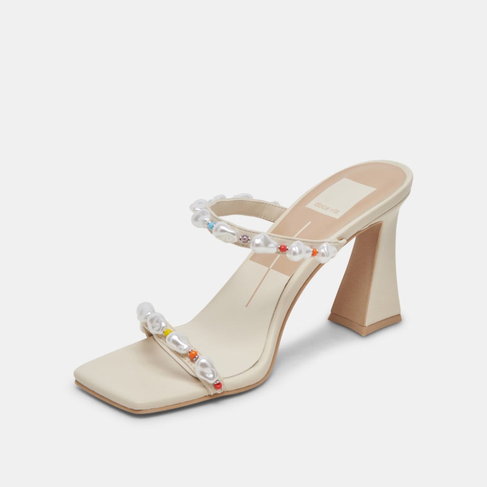 Dolce Vita Naja Pride Heels Rainbow Pearls