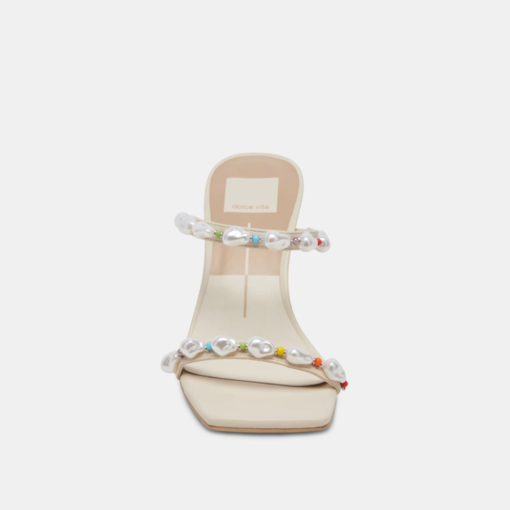 Dolce Vita Naja Pride Heels Rainbow Pearls
