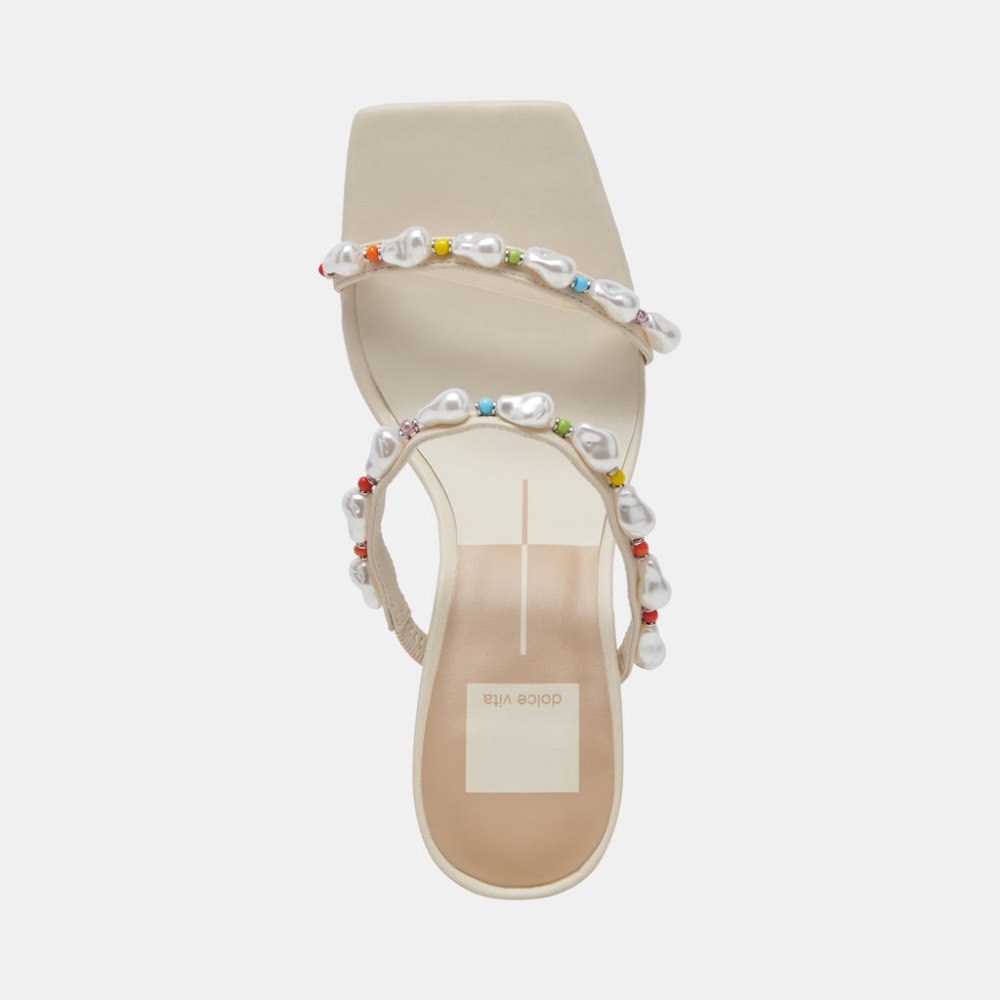 Dolce Vita Naja Pride Heels Rainbow Pearls