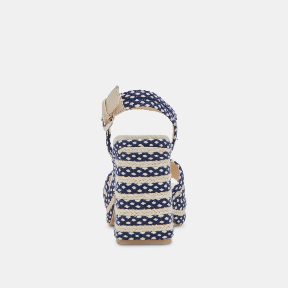 Dolce Vita Arnela Heels Navy Multi Woven