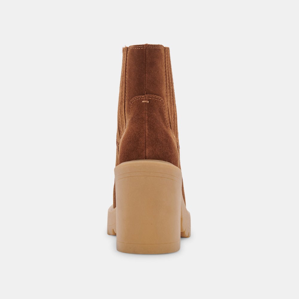 Dolce Vita Caster H2o Booties Camel Suede