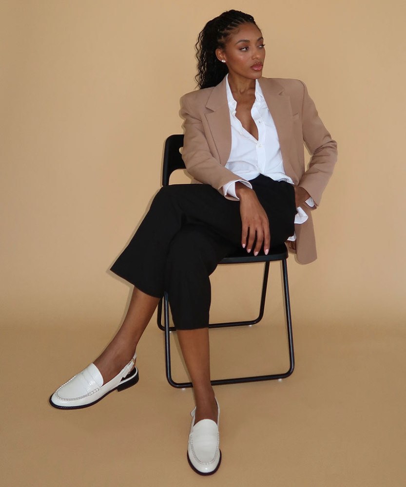 Dolce Vita Hardi Loafers Ivory Crinkle Patent