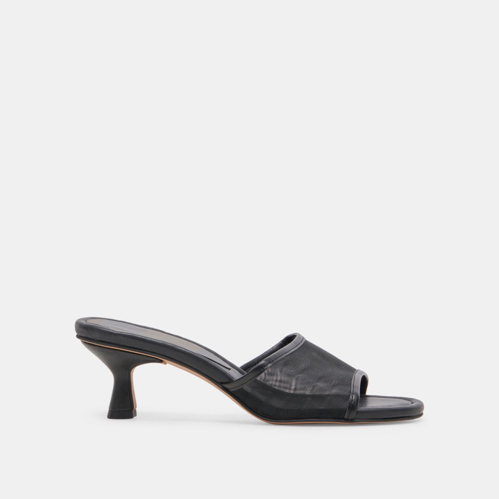 Dolce Vita Meeza Heels Onyx Mesh