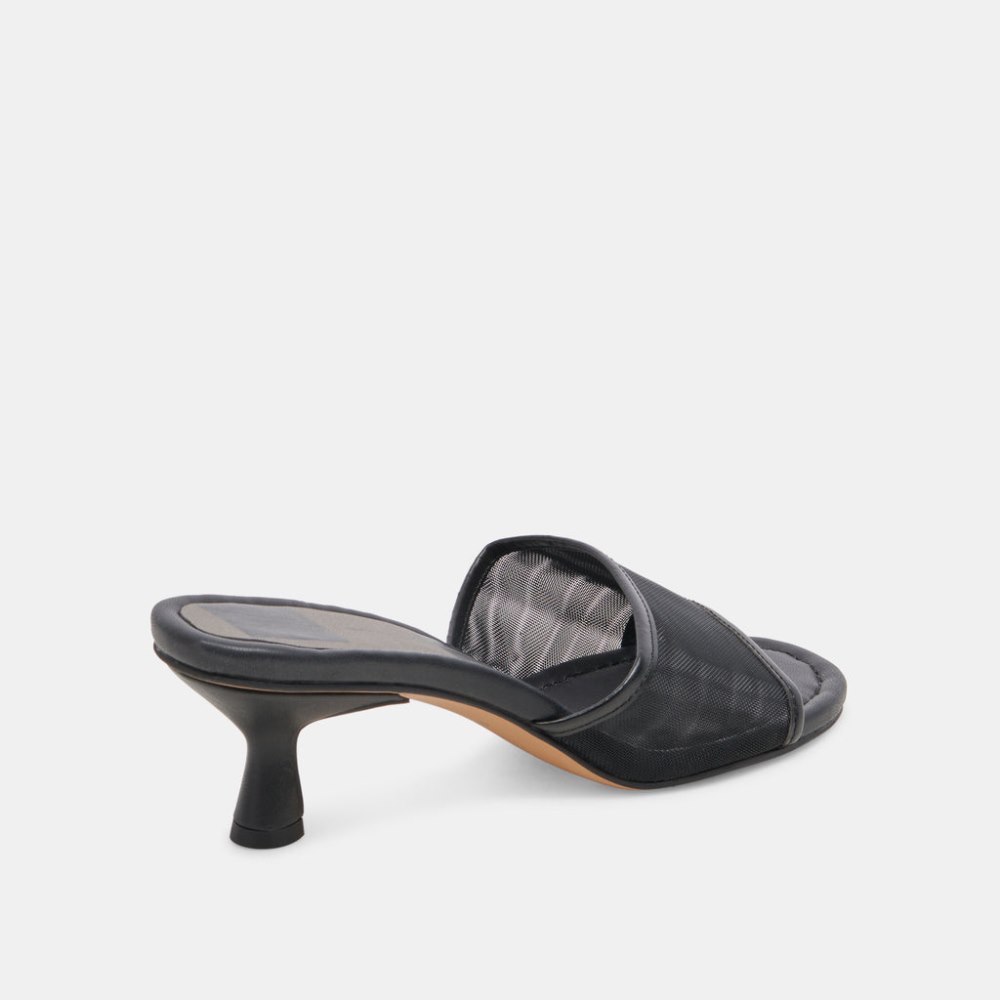 Dolce Vita Meeza Heels Onyx Mesh
