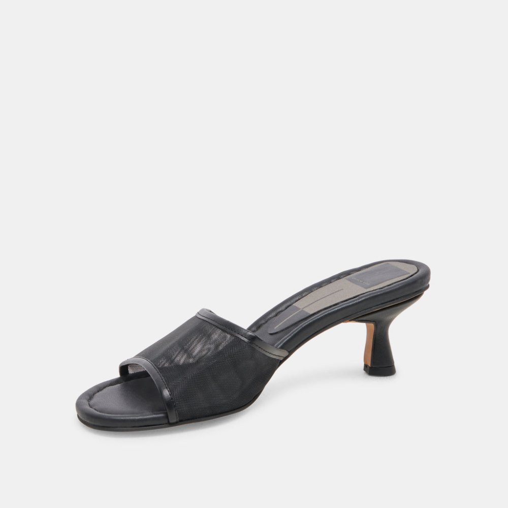 Dolce Vita Meeza Heels Onyx Mesh