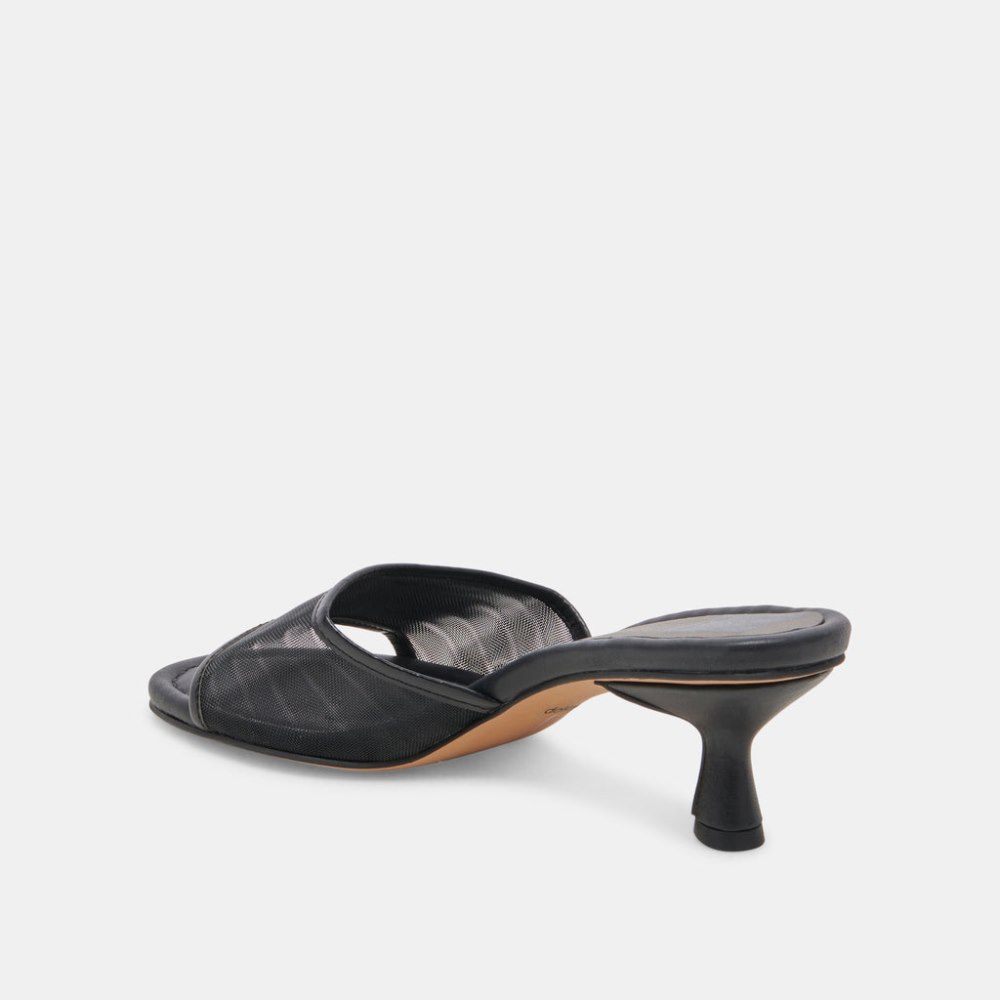 Dolce Vita Meeza Heels Onyx Mesh