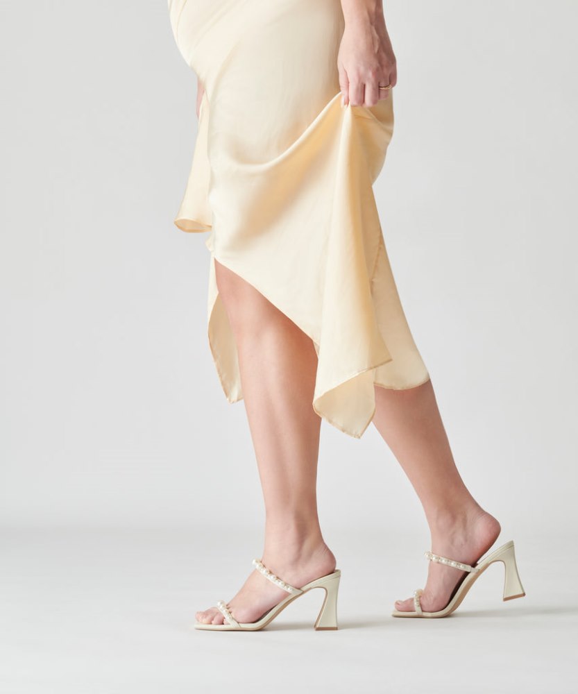 Dolce Vita Naja Pearl Heels Ivory Stella