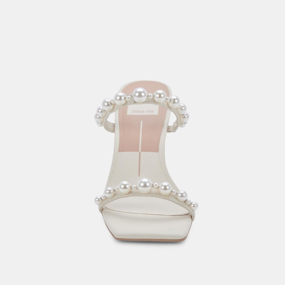 Dolce Vita Naja Pearl Heels Ivory Stella