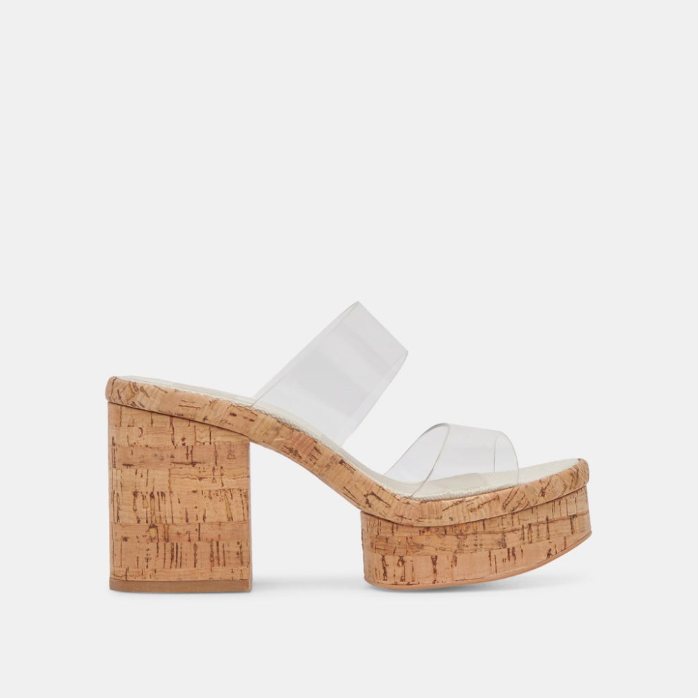 Dolce Vita Latoya Heels Crystal Vinyl
