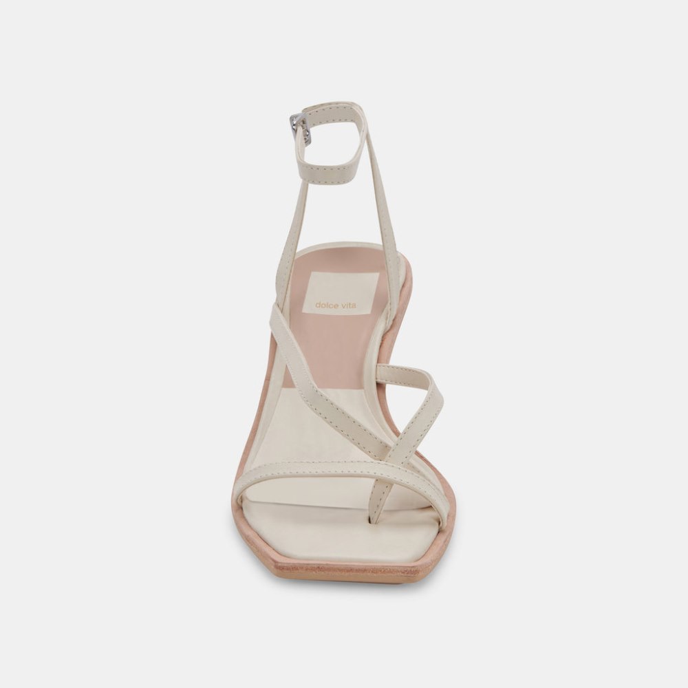Dolce Vita Gemini Wedges Ivory Leather
