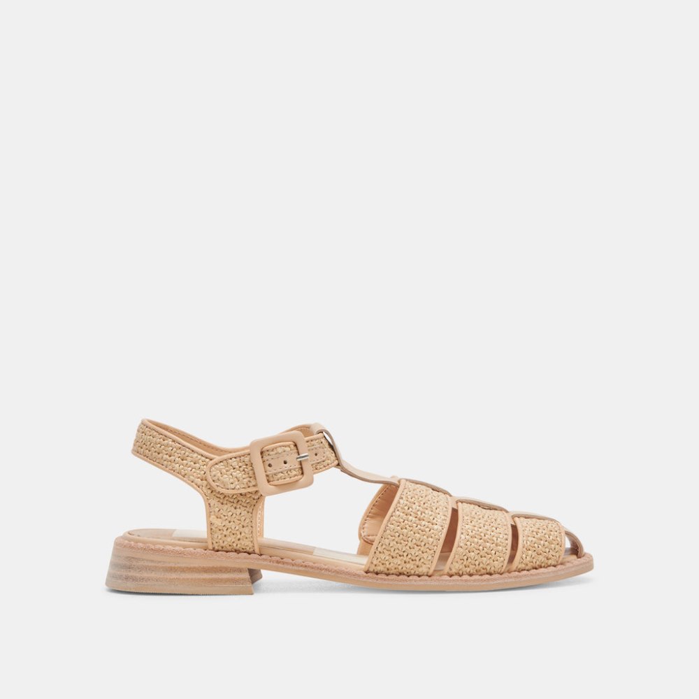 Dolce Vita Holis Sandals Lt Natural Raffia