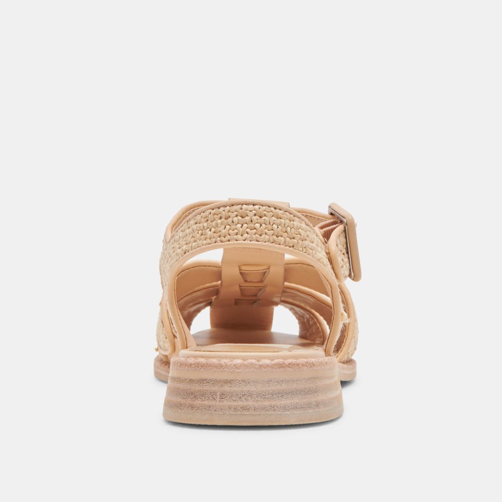 Dolce Vita Holis Sandals Lt Natural Raffia