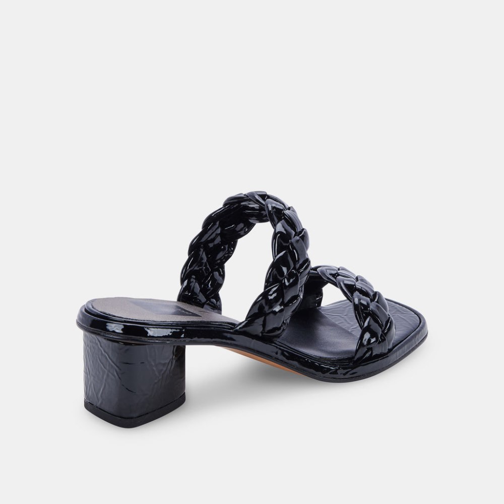 Dolce Vita Ronin Sandals Midnight Patent Stella