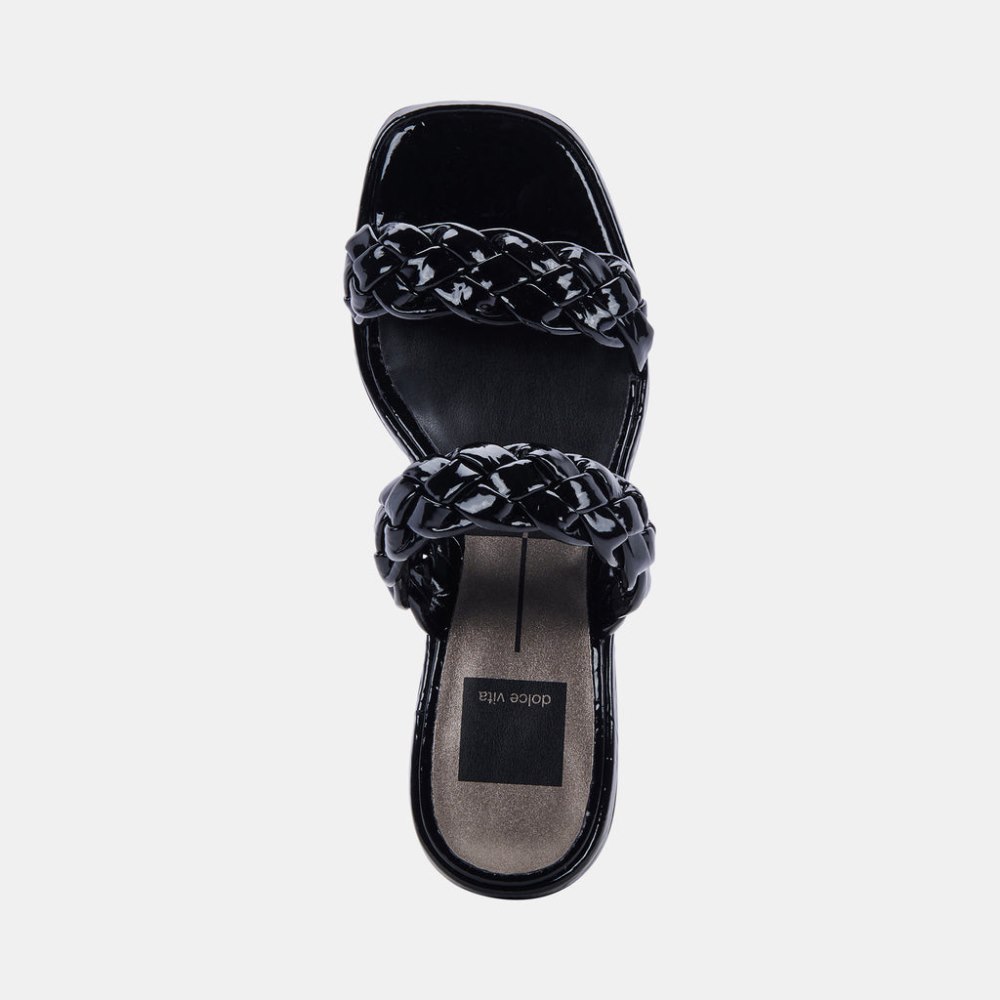 Dolce Vita Ronin Sandals Midnight Patent Stella